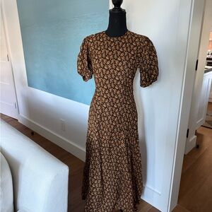 Doen Blair Noir Fleurs D’avignon Dress